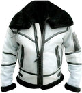 Sheepskin Vinatge Warm Classsic Shearling RAF Aviator WW2 Faux Fur Winter Leather Jacket For Men